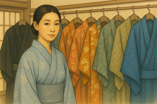 Comment les Japonais coloraient leurs kimonos dans le passé ?