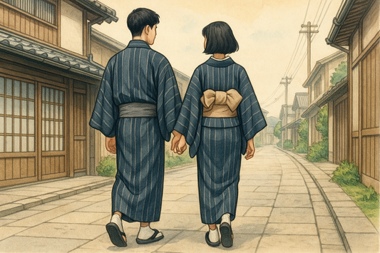 Le kimono unisexe : comment le porter en couple sans faire "trop" ?
