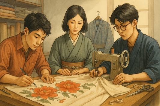 comment les jeunes créateurs réinventent le kimono?