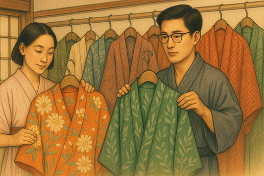 La symbolique des couleurs dans les kimonos