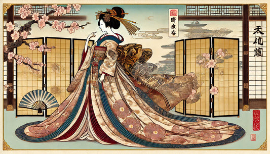 Pourquoi le kimono Heian était-il si lourd et grand à porter ?
