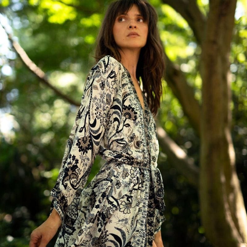 Robe Kimono en Soie Luxe