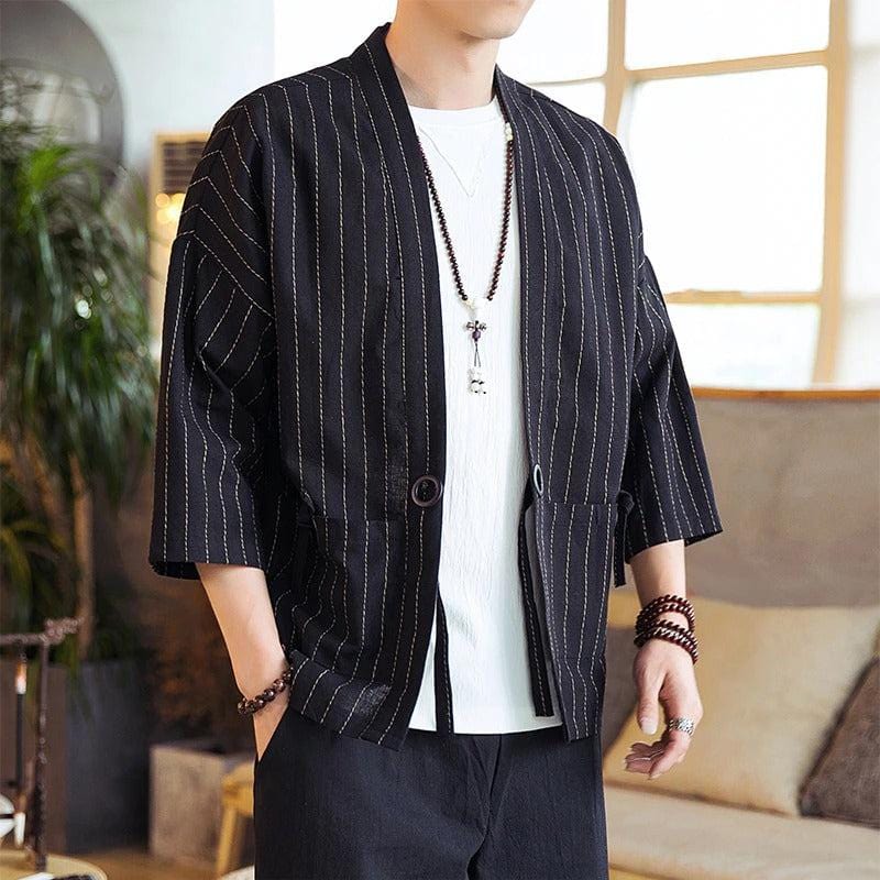 Blazer Kimono Homme - Édition Noire