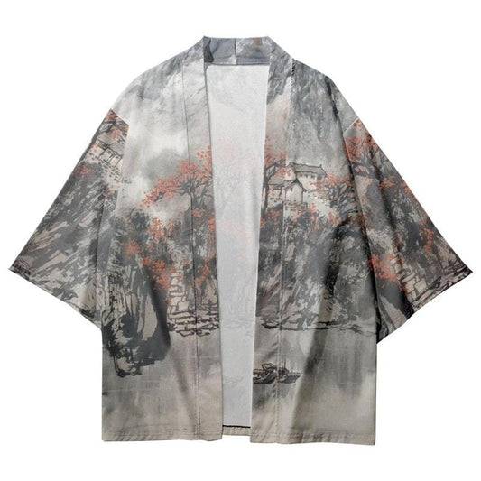 Cardigan Japonais d'Été Féodal - Collection Éphémère