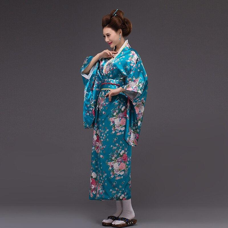 Kimono Traditionnel Japonais pour Femme - Collection Élégance