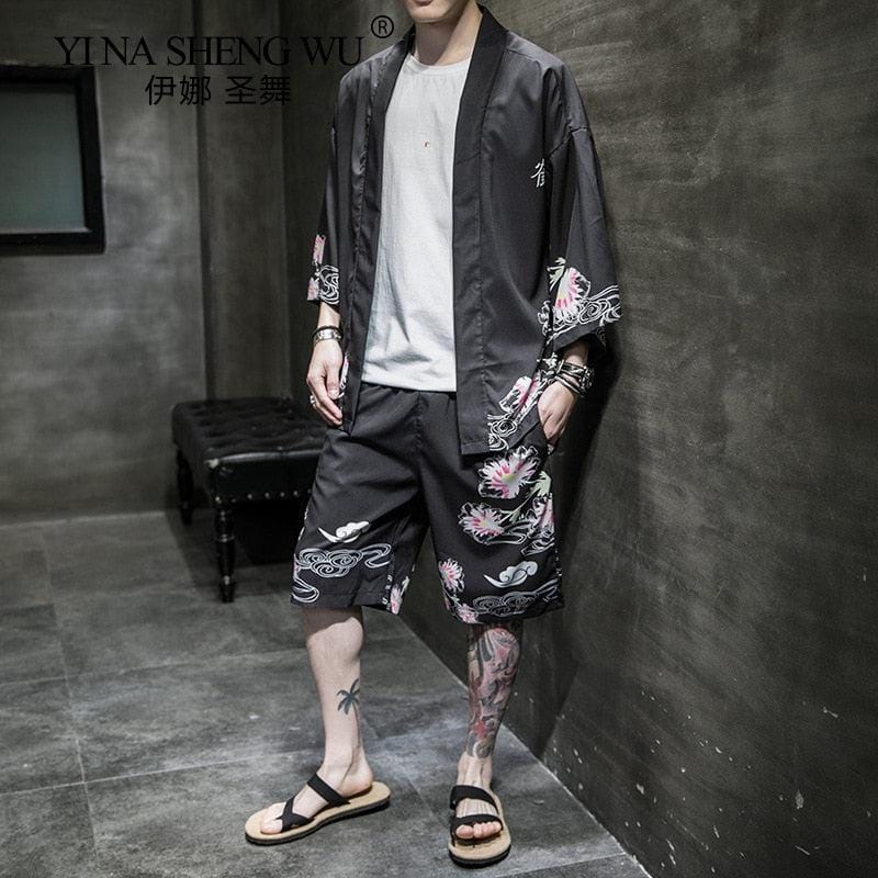 Floral Kimono for Men - Ensemble Collection