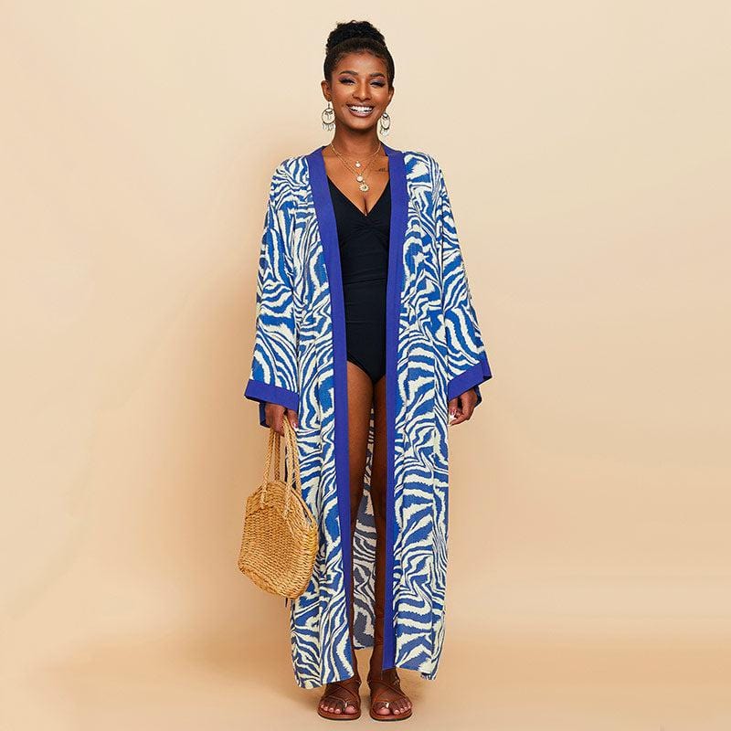 Bright African Kimono for Women