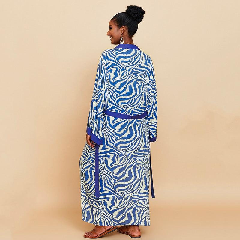 Bright African Kimono for Women