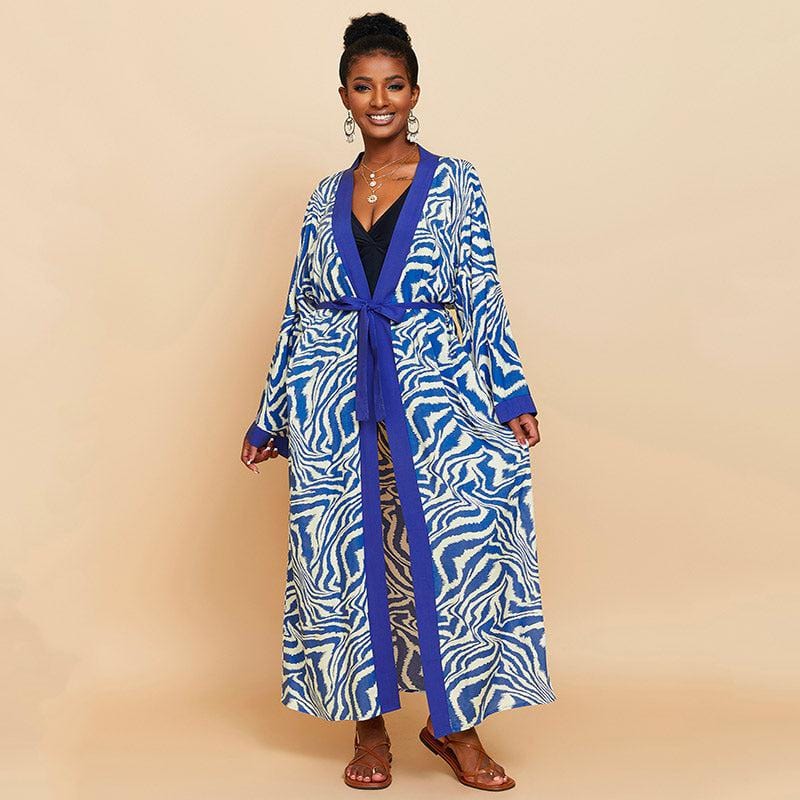 Kimono Africain Femme Éclatant