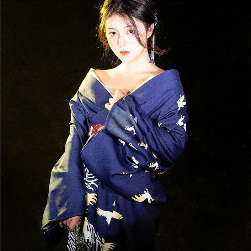 Kimono Bleu Tokyo Dream