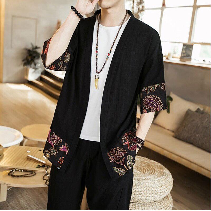 Kimono Cardigan Homme - Collection Mi-Longueur