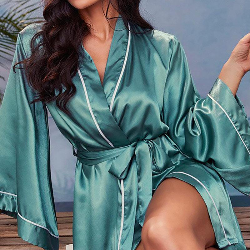 Women's Luxury Satin Kimono