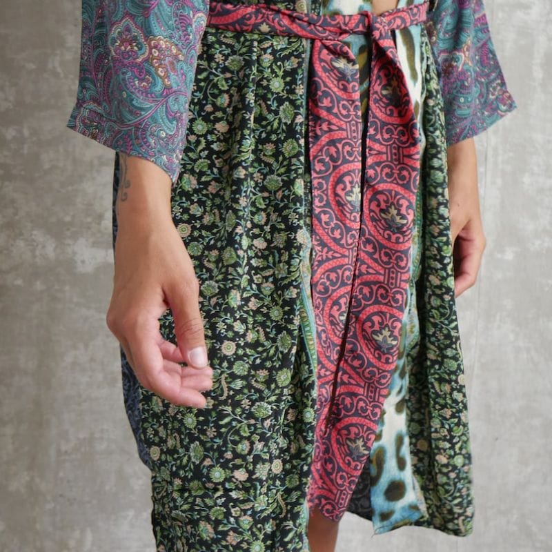 Short Silk Kimono - Luxury Collection