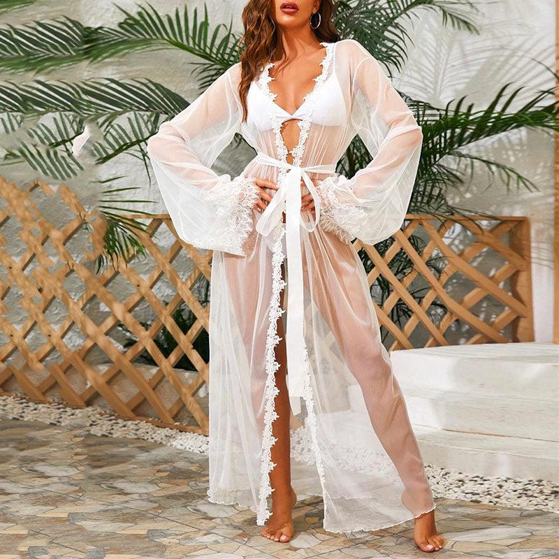 Lace Kimono Fringe Elegance Collection