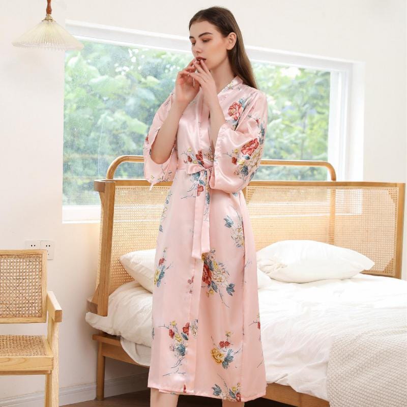 Luxury Satin Kimono Negligee