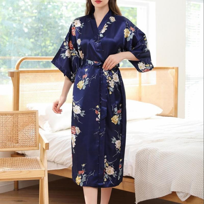 Blue Women's Kimono - Elegant Style