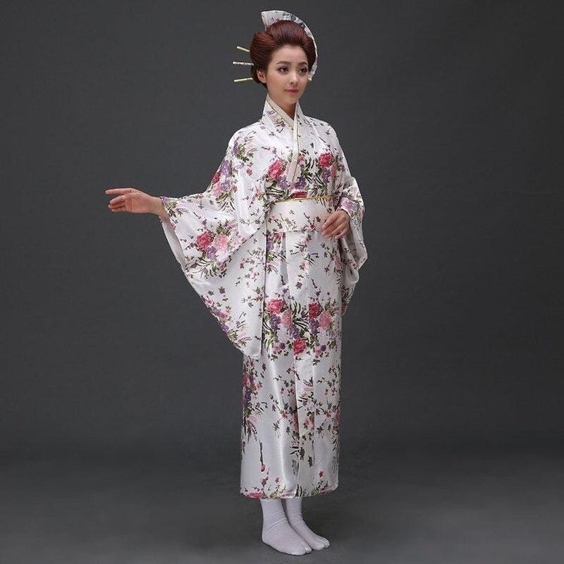 Sakura Blossom Feminine Kimono