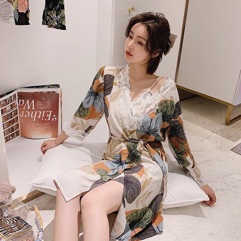 Kimono Sakura Blossom pour Femme