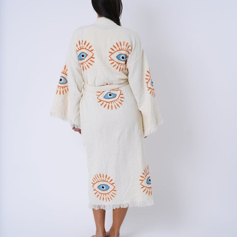 Kimono de Nuit en Coton pour Femme