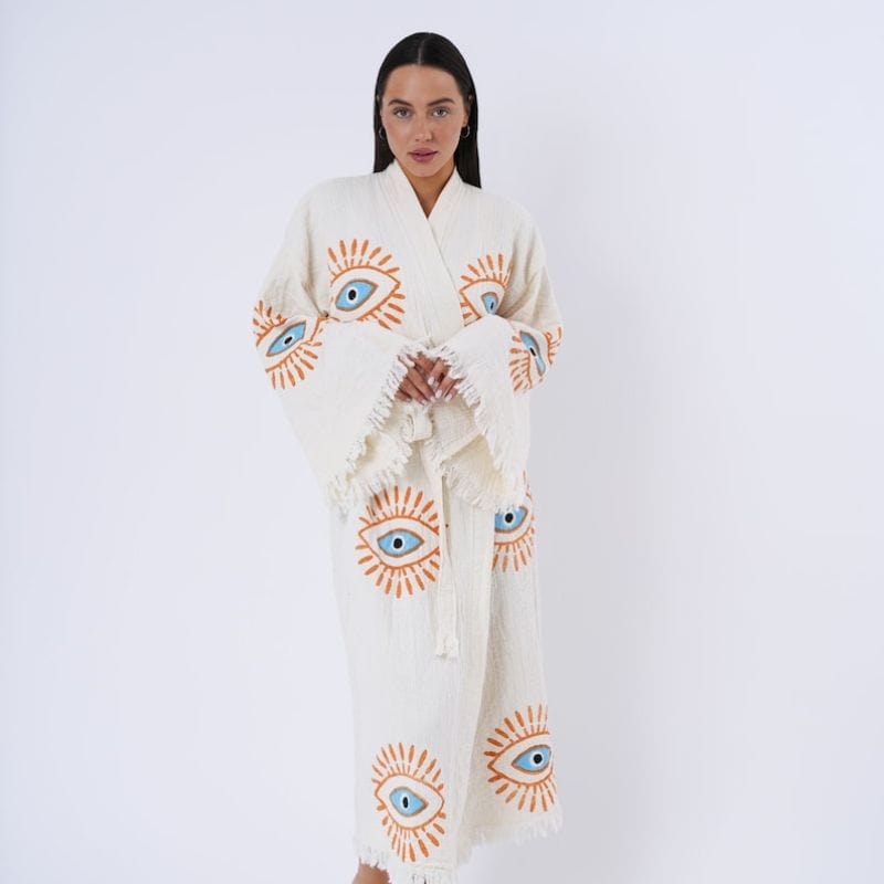 Kimono de Nuit en Coton pour Femme