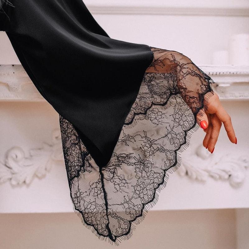 Women's Lace Night Kimono