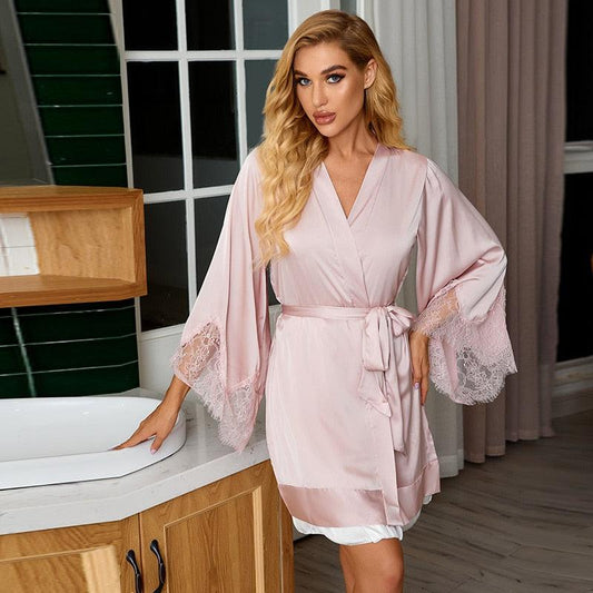 Rose Kimono pour Femme