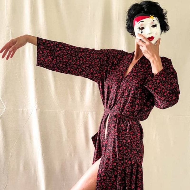 Geisha Silk Kimono