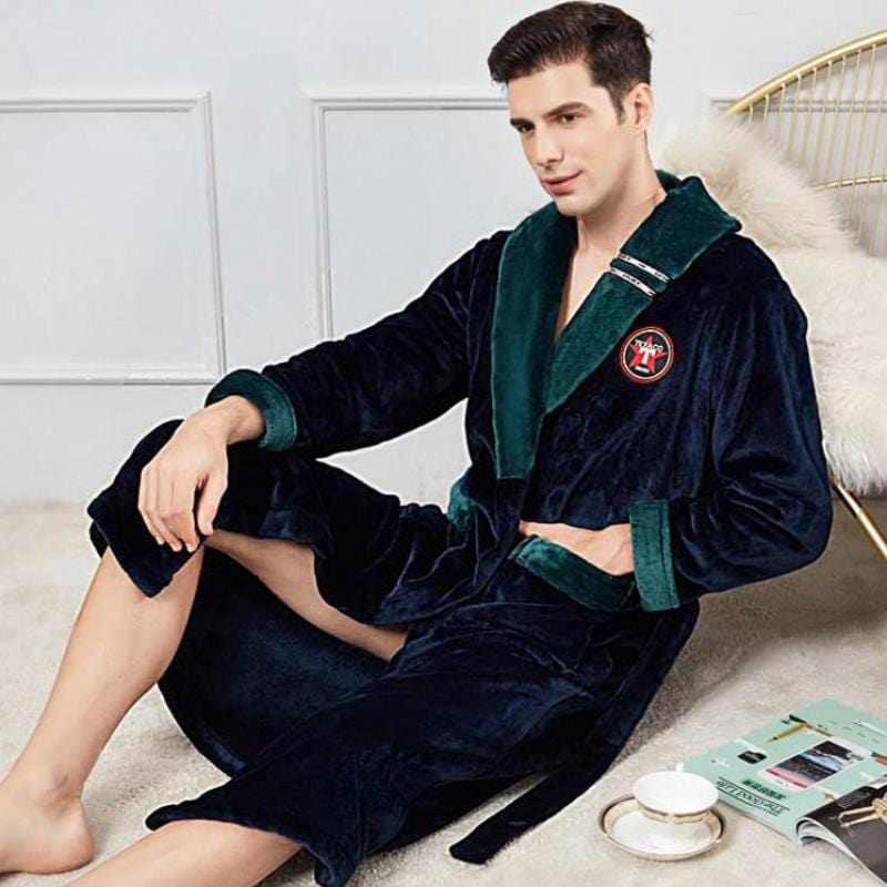 Men's Winter Kimono - Elegant and Comfortable Style