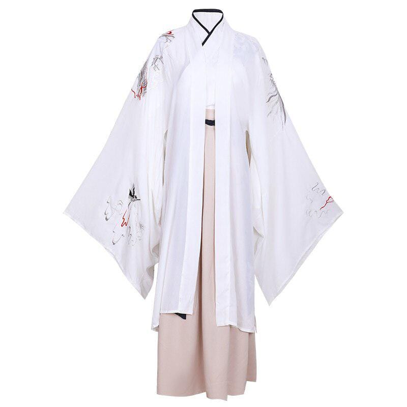 Kimono Blanc pour Homme - Collection Longueur Élégante