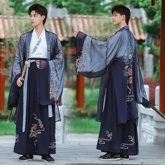 Kimono Homme Long Japonais - Style Authentique