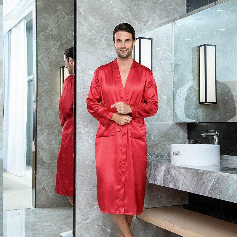 Kimono Rouge pour Homme