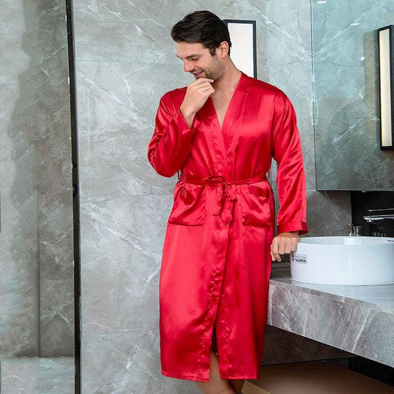 Kimono Rouge pour Homme