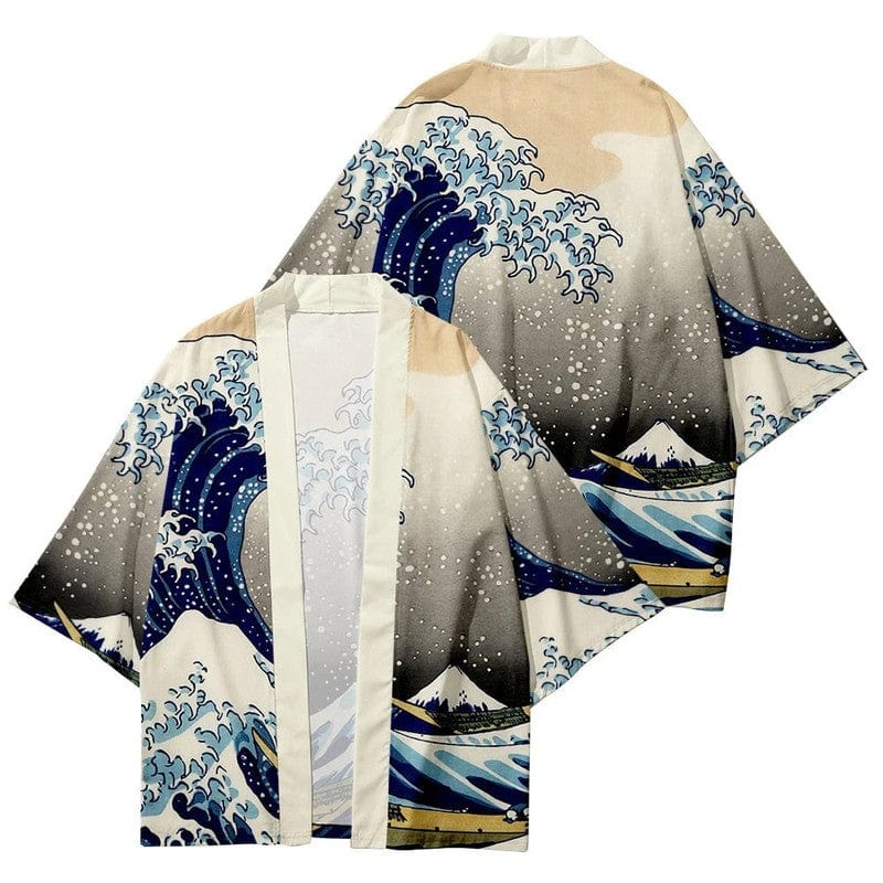 Kimono Homme Vague - Style élégant et sophistiqué