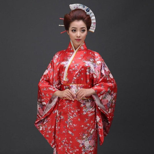 Kimono Japonais en Coton pour Femme