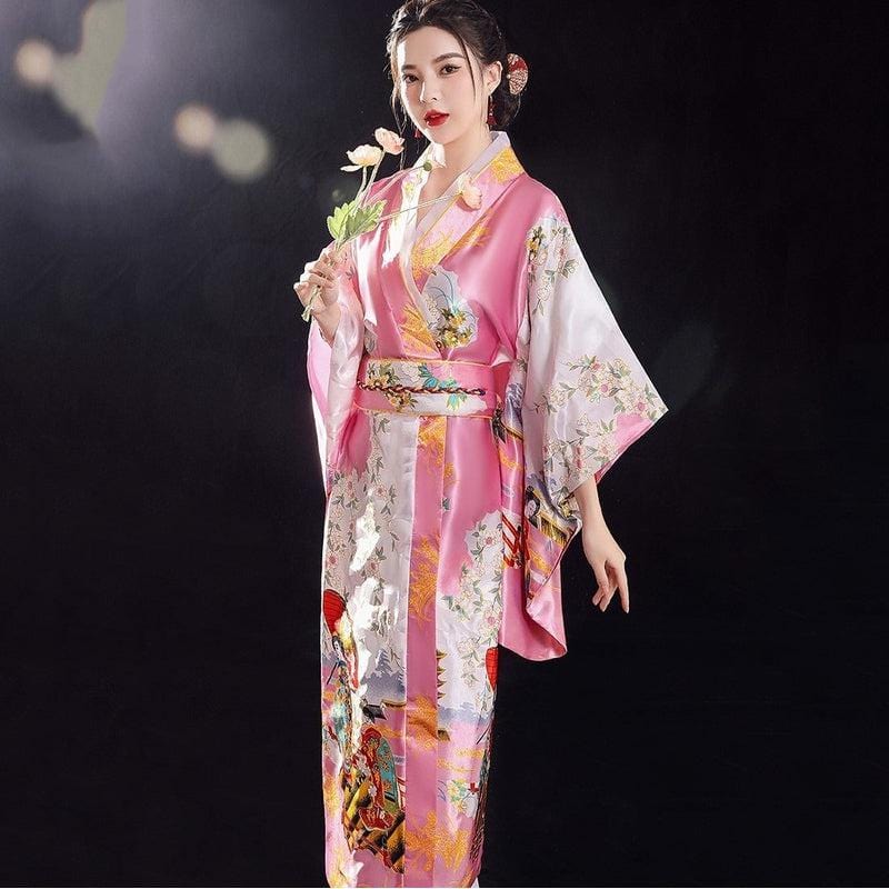 Japanese Kimono in Signature Pink