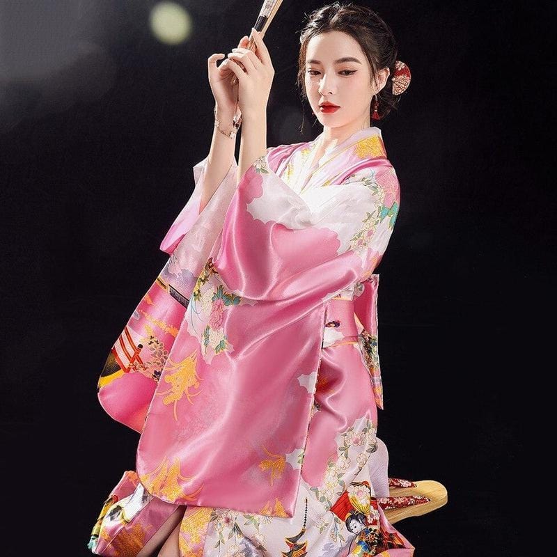 Japanese Kimono in Signature Pink