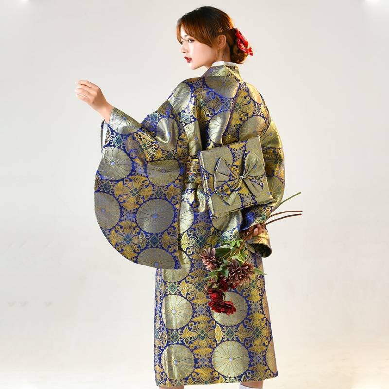 Luxury Japanese Satin Kimono