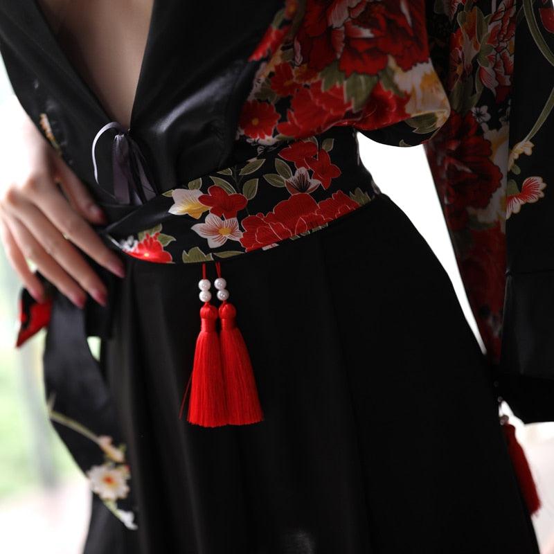 Traditional Japanese Kimono Short Women