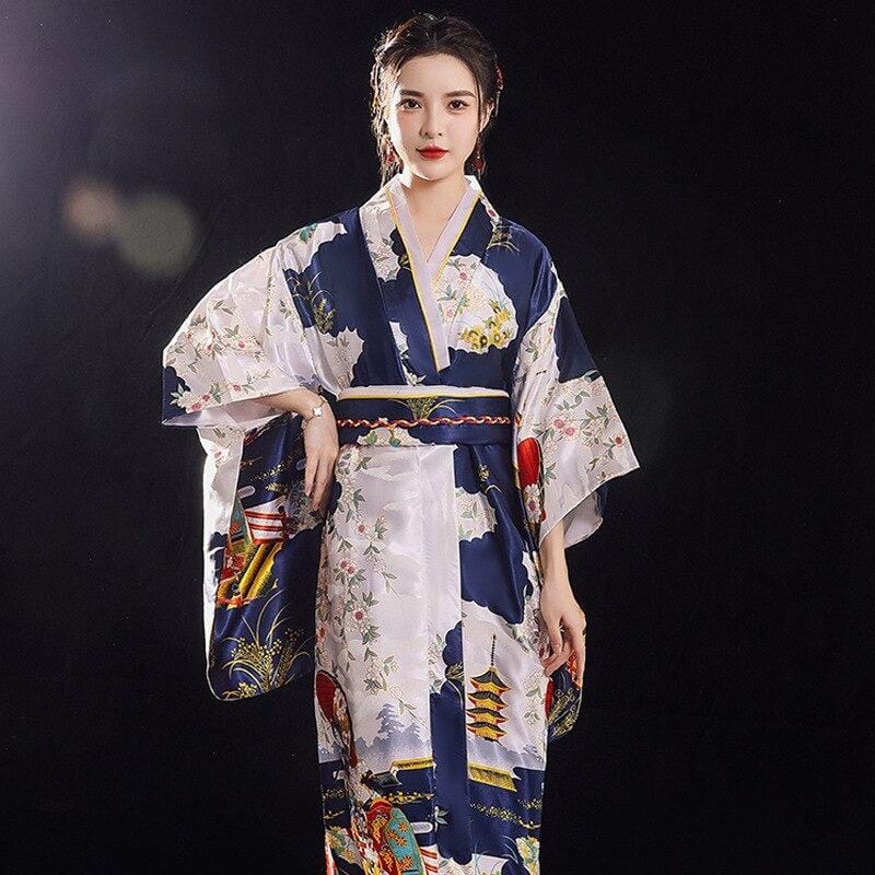 Kimono Traditionnel Japonais pour Femme