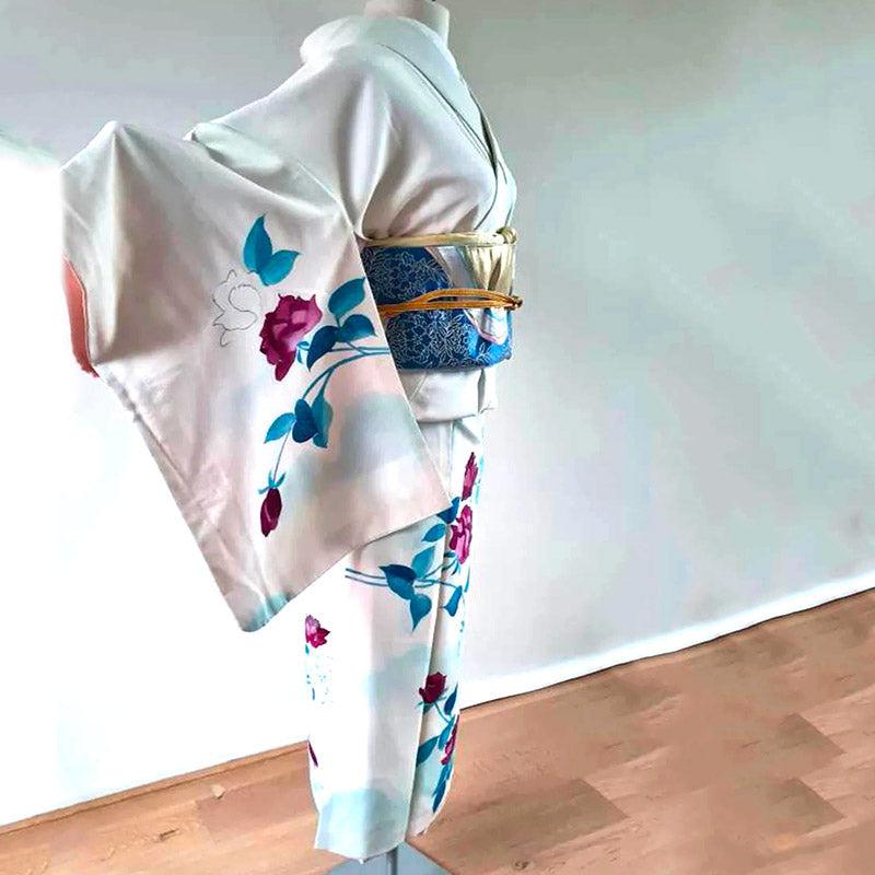 Traditional Japanese Silk Kimono for Women