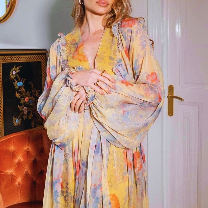 Long printed kimono - Summer 2021 Collection