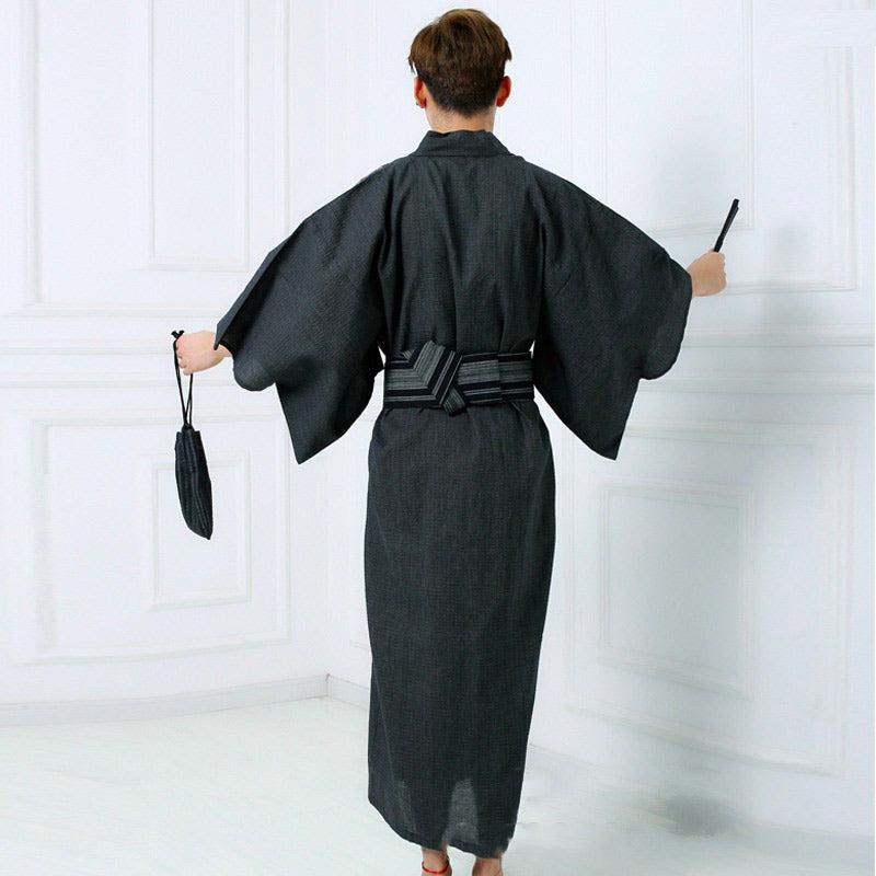 Kimono Noir pour Homme - Style Japonais