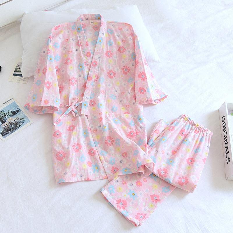 Kimono Pyjama Rose Couture