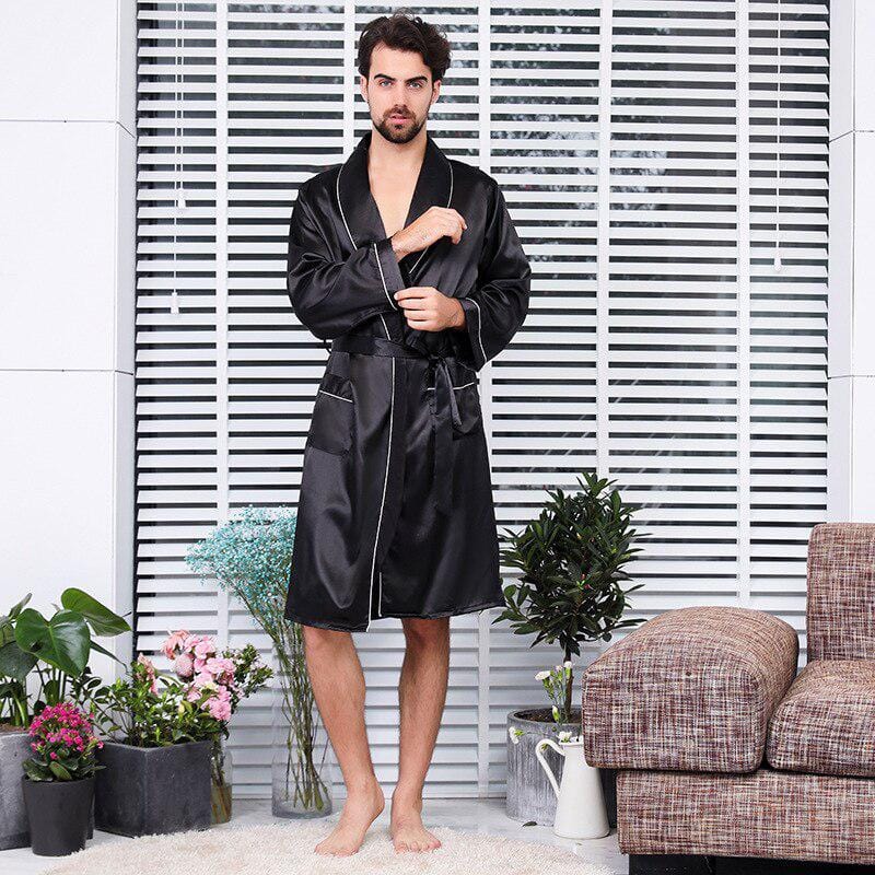 Luxury Satin Kimono for Men