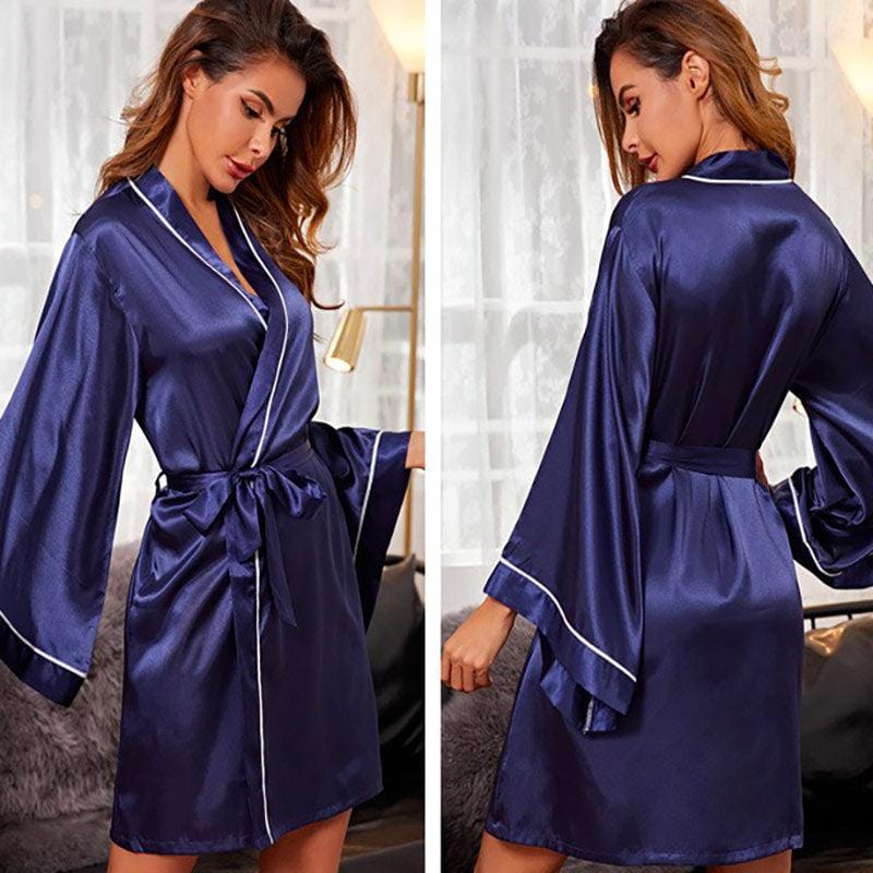 Luxury Satin Night Kimono