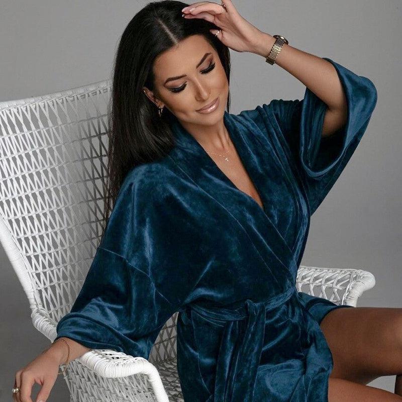 Kimono en Satin Polaire Luxe