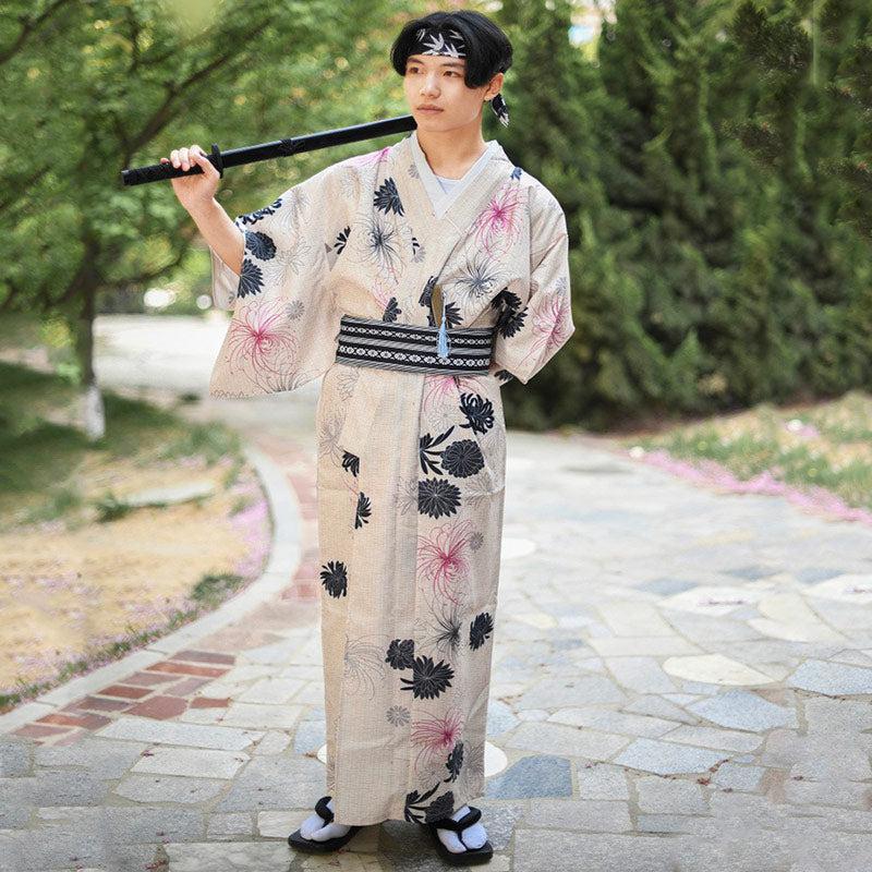 Kimono Fleuri Traditionnel Japonais