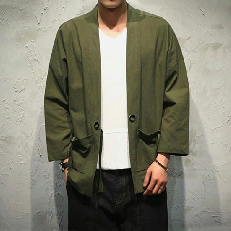 Kimono Vert pour Homme