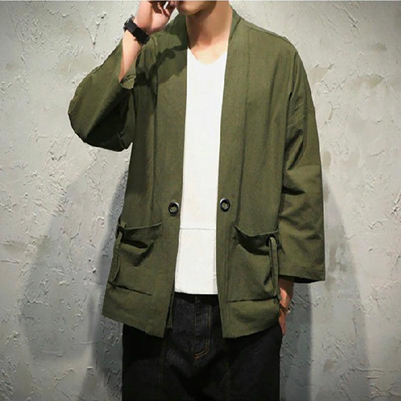 Kimono Vert pour Homme