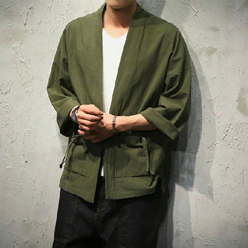 Kimono Vert pour Homme